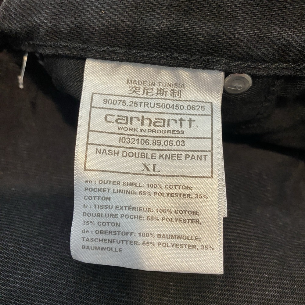 Carhartt WIP Work in Progress Nash Double Knee Pants Metal Rivets Mens XL 38x30 - Picture 6 of 12
